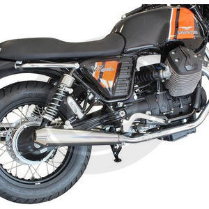 Auspuff Schalldämpfer Moto Guzzi V 7 i.e. Mistral konisch kurz paar