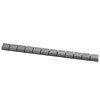 Kit pesi adesivi cerchio 12x5gr grigio opaco