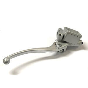 Pompa freno anteriore 22mm Honda Replica 14mm serbatoio integrato angolato grigio