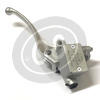 Pompa freno anteriore 22mm Honda Replica 14mm serbatoio integrato angolato grigio - Foto 3