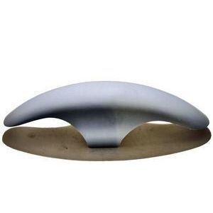 Guardabarros delantero 18''x120mm fibra de vidrio completo