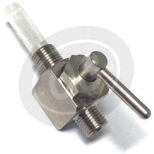 Fuel cock M10x1 low connection brass