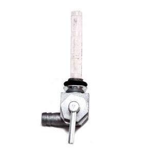 Rubinetto benzina M10x1 destro uscita laterale 8mm alluminio