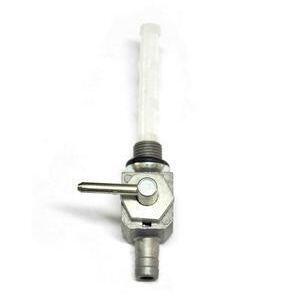 Rubinetto benzina M10x1 uscita bassa 8mm alluminio