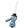 Rubinetto benzina M10x1 uscita laterale 8mm alluminio