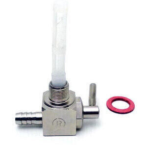 Fuel cock M12x1.5 inner connection 8mm alloy CNC
