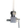 Rubinetto benzina M16x1 uscita interna 8mm alluminio CNC