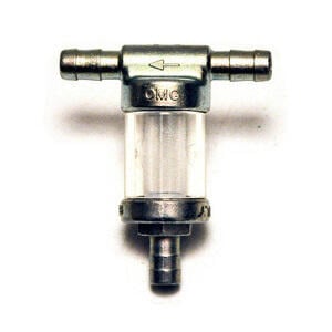 Filtro benzina 3 vie 6mm smontabile trasparente