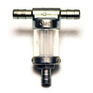 Filtro benzina 3 vie 8mm smontabile trasparente