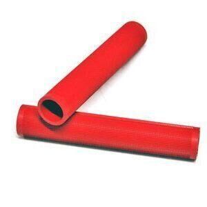 Coppia manopole Old Racing 22mm forate rosso