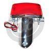 Halogen Rückleuchten Lucas Replica mini chrom Nummernschildhalter - Bilder 3