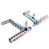 Universal rearset kit Classic Racing left shift lever shaped