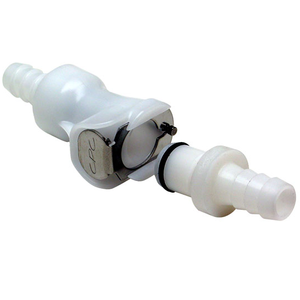 Connettore tubo benzina 8mm sgancio rapido valvola singola