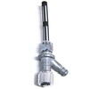 Rubinetto benzina M12x1 uscita laterale inclinata 8mm alluminio