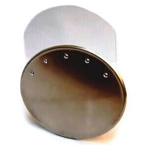 Number plate holder oval complete flat