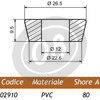 Boccola ammortizzatori Ariete 12x26x9mm - Foto 2