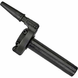 Throttle 22mm single-cable Tommaselli GP angled black