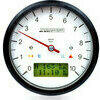 Strumento elettronico multifunzione Motogadget ChronoClassic Tacho 10K bianco ghiera nero