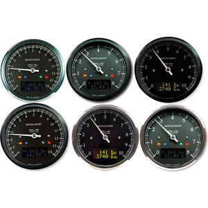 Strumento elettronico multifunzione Motogadget ChronoClassic Tacho Dark