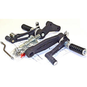 Coppia pedane arretrate per Honda CB 750 F1 Super Sport rivestiti pieghevoli