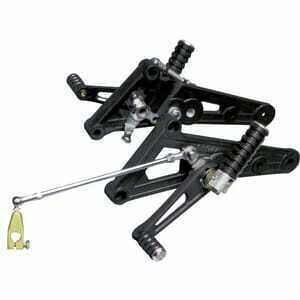 Kit pedane arretrate per Moto Morini 350 K2 Tarozzi rivestiti pieghevoli