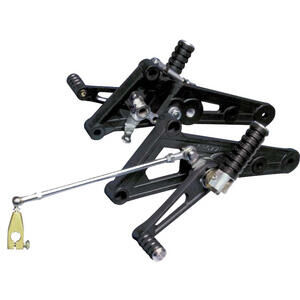 Kit pedane arretrate per Honda VF 1000 R Tarozzi rivestiti pieghevoli