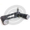 Universal rearset kit Tarozzi fixed rubber footpegs - Pictures 3