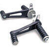 Universal rearset kit Tarozzi fixed rubber footpegs