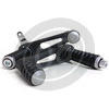 Universal rearset kit Tarozzi fixed rubber footpegs - Pictures 2