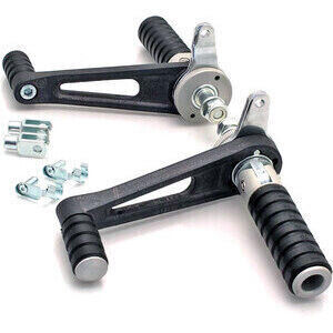 Kit de estriberas traseras universales Estriberas de goma plegables Tarozzi