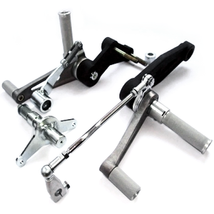 Kit pedane arretrate per Honda CB 750 F1 Super Sport Tarozzi alluminio pieghevoli