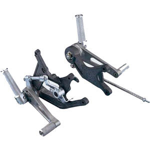 Coppia pedane arretrate per Kawasaki Z 1000 MK II  alluminio pieghevoli