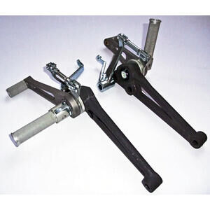Kit pedane arretrate per Moto Guzzi 850 Le Mans Tarozzi alluminio pieghevoli
