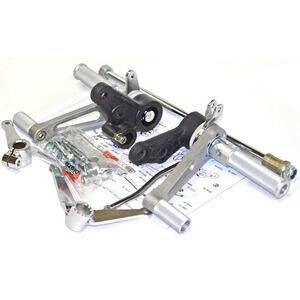 Kit pedane arretrate per Honda CX 500 E Tarozzi alluminio pieghevoli