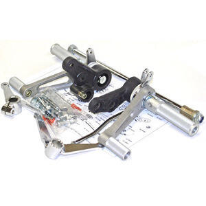Kit pedane arretrate per Honda CX 500 E alluminio pieghevoli