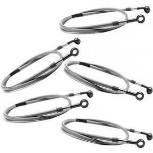 Kit tubi freno aeronautici per Kawasaki GPZ 750 UniTrack TRW-Lucas anteriore