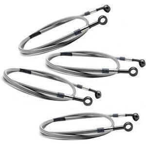 Kit tubi freno aeronautici per Kawasaki ZR 750 Zephyr TRW-Lucas anteriore