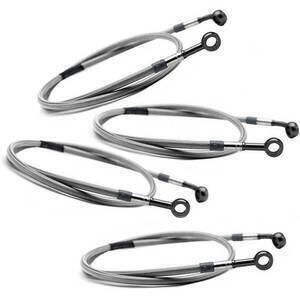 Kit tubi freno aeronautici per Suzuki GS 1000 G TRW-Lucas anteriore
