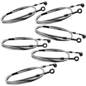 Kit tubi freno aeronautici per Yamaha FJ 1200 ABS TRW-Lucas anteriore