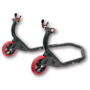 Cavalletto paddock ruota posteriore supporti a forchetta