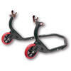 Cavalletto paddock ruota posteriore supporti a forchetta
