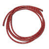 Cavo candela 7mm sterlingato rosso/nero/bianco rivestito