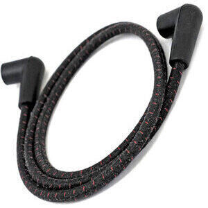 Cavo candela 7mm sterlingato kit nero/rosso