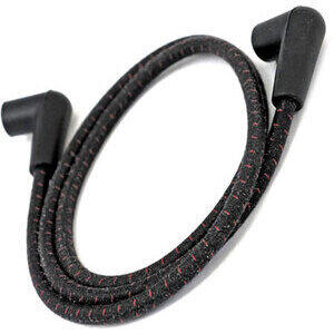 Cavo candela 7mm sterlingato kit nero/rosso