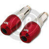 Coppia contrappesi antivibranti LSL conici rosso candy - Foto 3