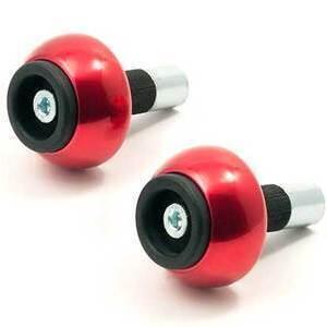 Coppia contrappesi antivibranti LSL sferici 14mm rosso candy