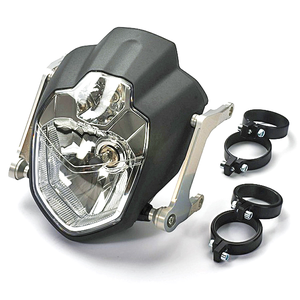 Faro anteriore LSL Urban alogeno kit completo nero supporto grigio