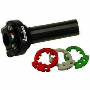 Comando gas 22mm bicavo desmo Tommaselli XM2 nero