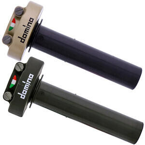 Throttle 22mm double-cable desmo Tommaselli XM2 black