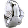 Faro anteriore 7'' Lucas alogeno lente liscia cromo